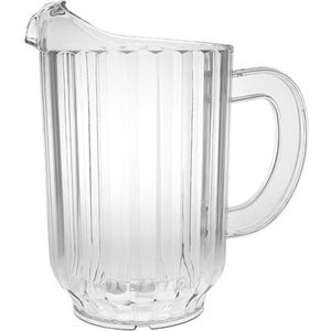 Plastic water pitcher, 60oz