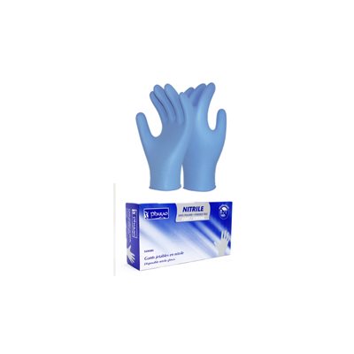 Nitrile gloves powder free small 100 / box